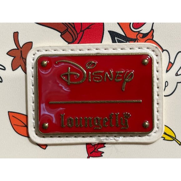 Loungefly Disney Fall Leaves Mickey Minnie Mouse Friends Crossbody Bag Purse - Picture 5 of 8